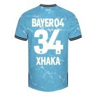 Bayer Leverkusen Granit Xhaka #34 Replica Third Shirt 2023-24 Short Sleeve